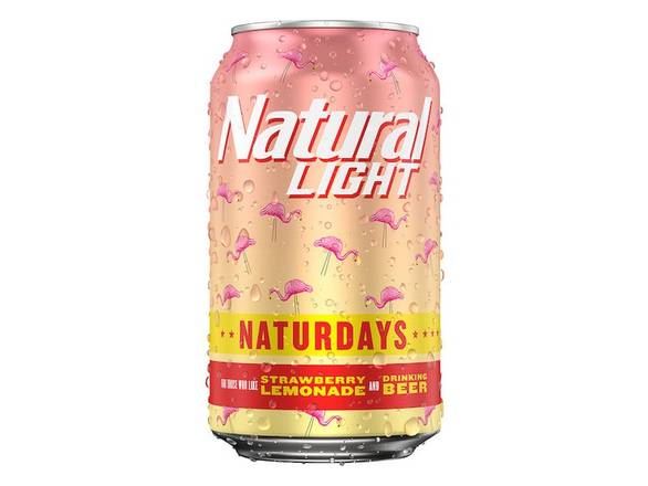 Order Natural Light Naturdays Strawberry Lemonade - 12x 12oz Cans food online from Garfield's Beverage Warehouse store, Chicago on bringmethat.com