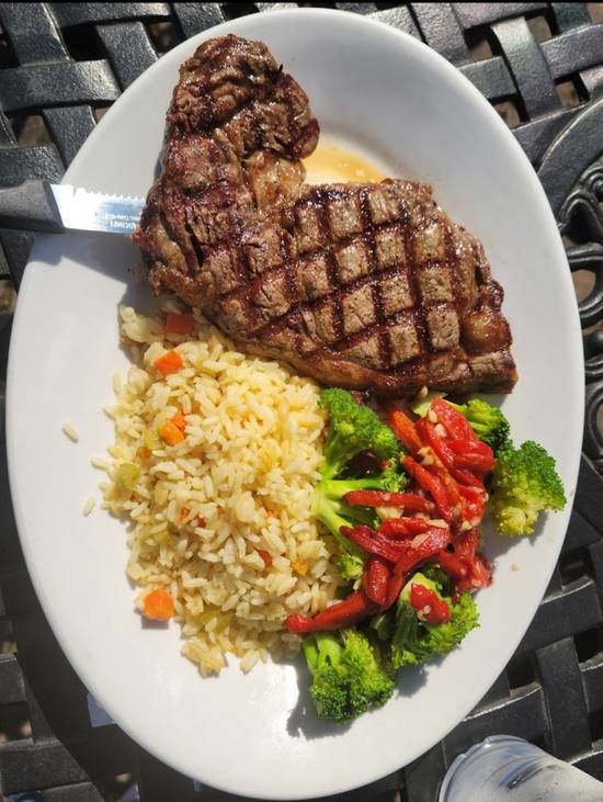 Order Rib Eye (GF) food online from Lakeview Restaurant store, Coventry on bringmethat.com
