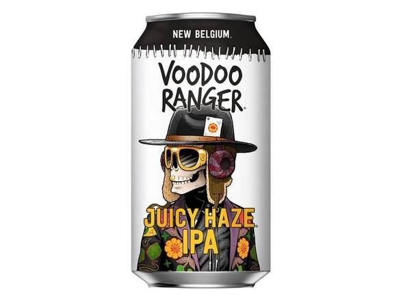 Order Voodoo Ranger Juicy Haze IPA - 12x 12oz Cans food online from Sky Liquors store, Chicago on bringmethat.com