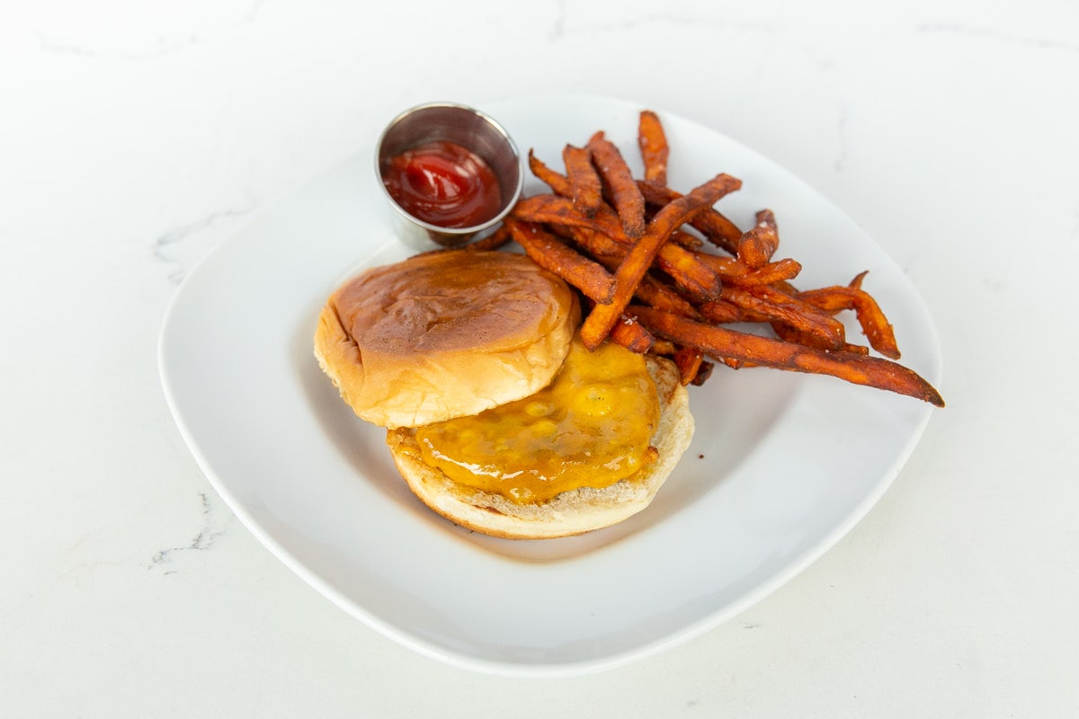 Order KIDS (A) BURGER food online from Bellagreen store, Houston on bringmethat.com