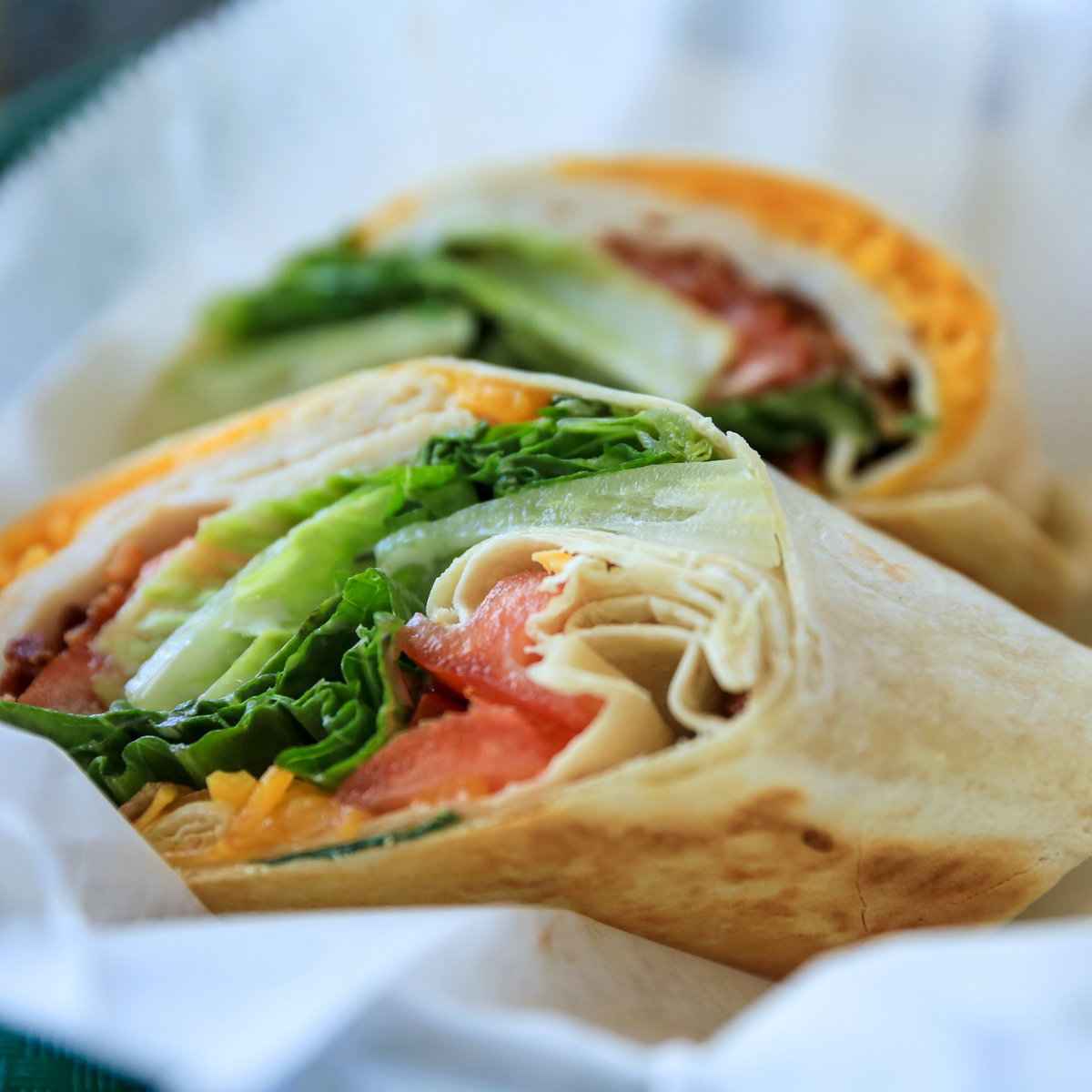 Order Turkey Bacon Avocado Wrap food online from Olive Express store, Reston on bringmethat.com