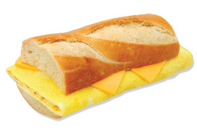 Order #83 Egg, and Cheese on Baguette food online from Lee Sandwiches store, Hawaiian Gardens on bringmethat.com