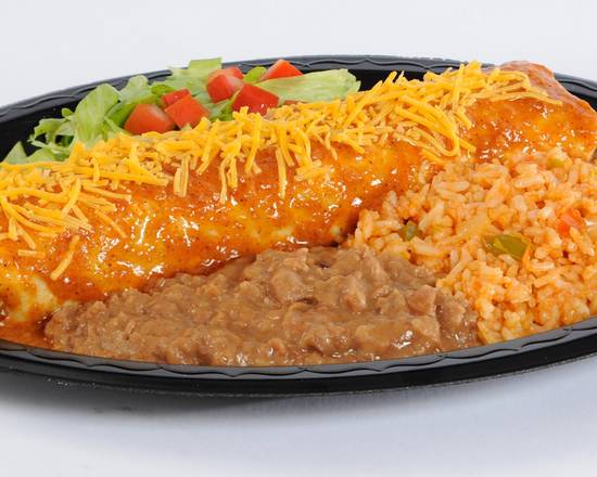 Order Cheese Enchilada food online from Amigos/Kings Classic store, Omaha on bringmethat.com