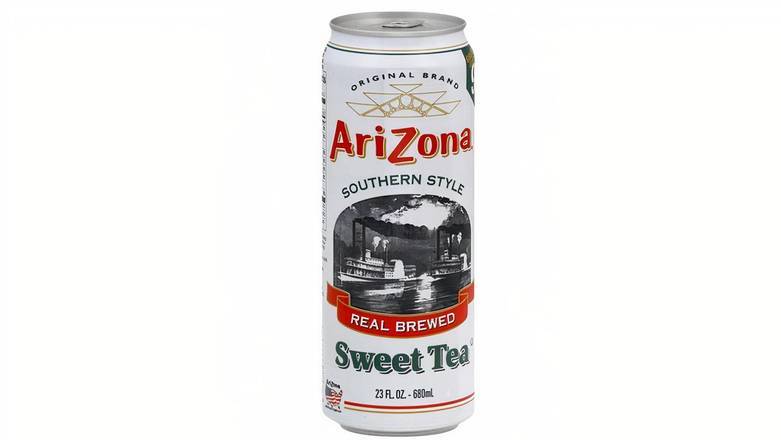 Order AriZona Southern Style Real Brewed Sweet Tea - 23 oz food online from Mac On 4th store, Alton on bringmethat.com