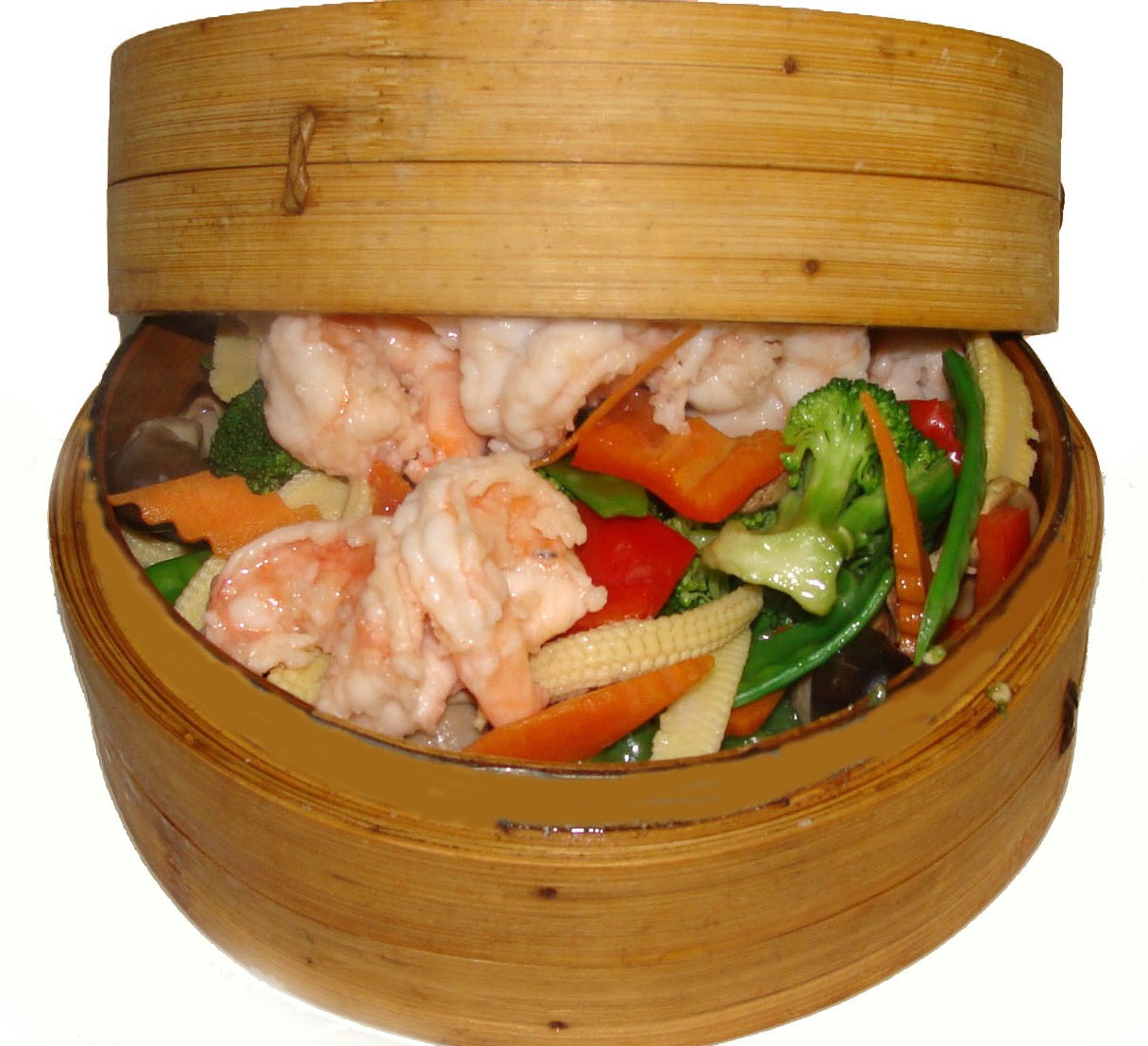 Order Steamed Shrimp and Mixed Vegetables 蒸什菜虾 food online from Chengdu 23 store, Wayne on bringmethat.com