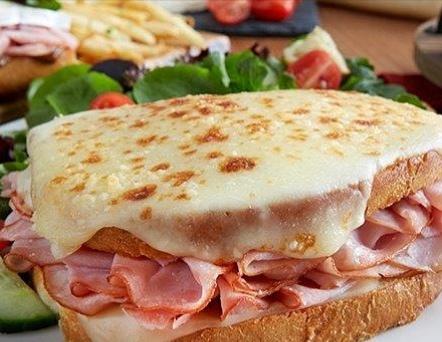 Order HAM & CHEESE MELT food online from Wisk Am Eatery store, Prosper on bringmethat.com