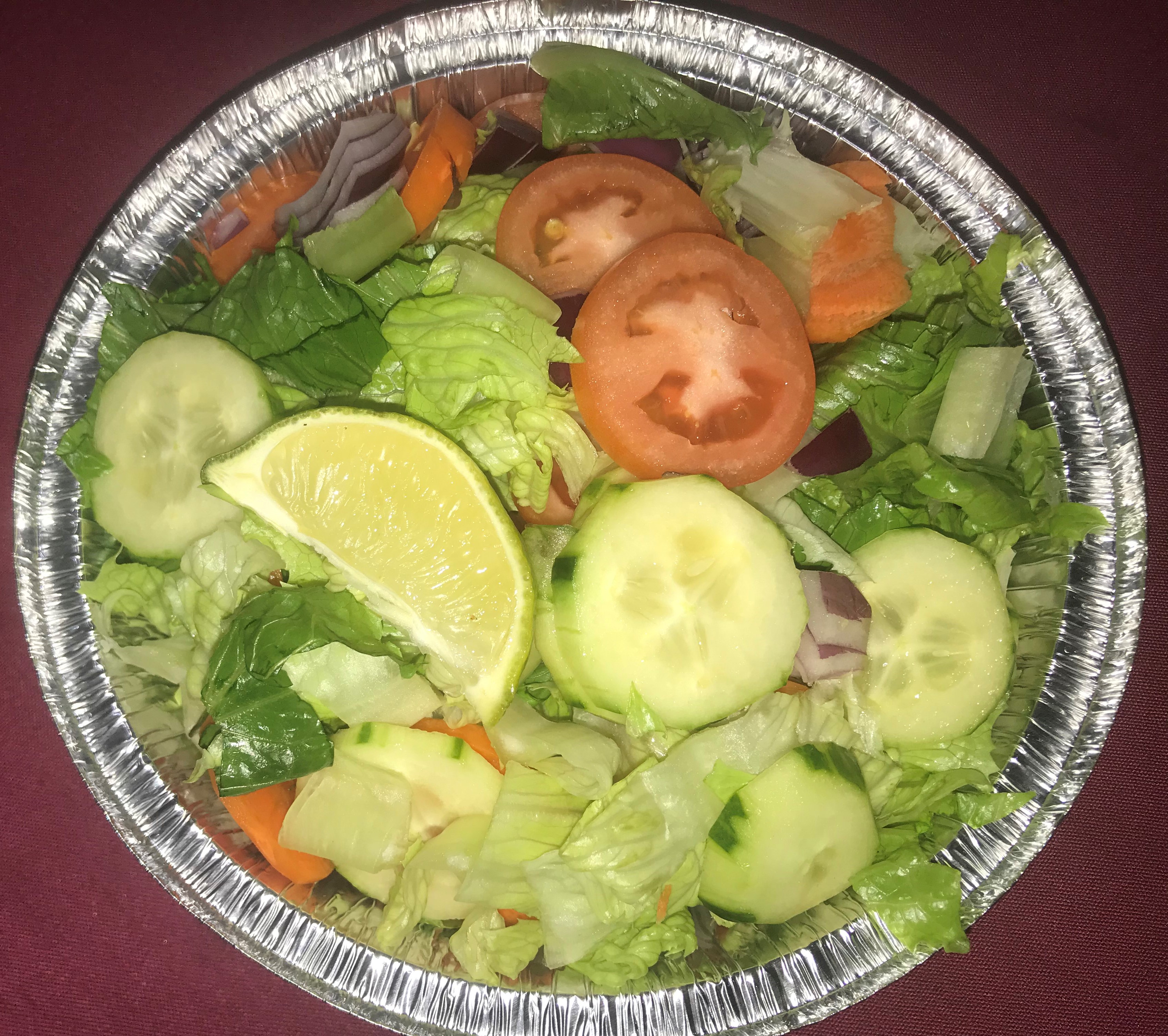 Order Fresh Green Salad food online from Darbar Restaurant store, Baltimore on bringmethat.com