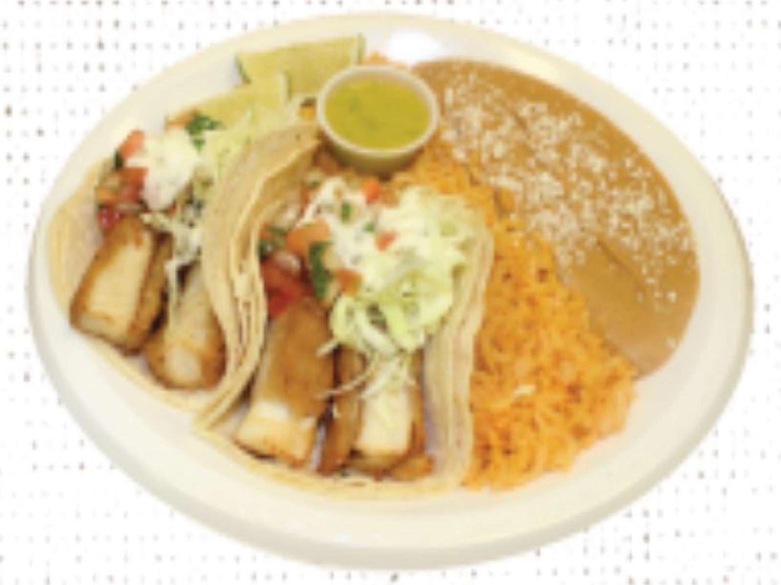 Order 5.Fish Tacos food online from Beto store, Bountiful on bringmethat.com