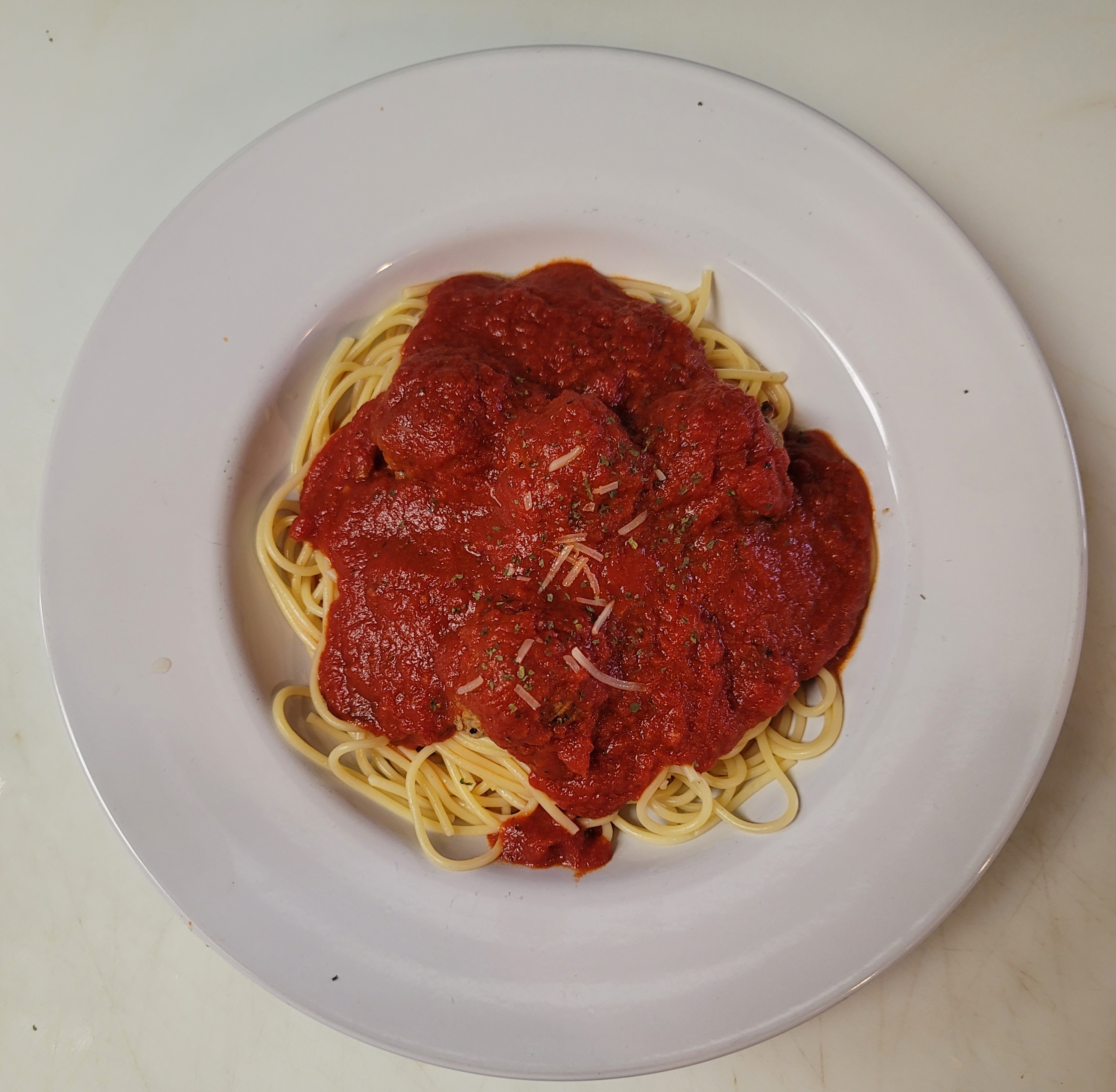 Order Pasta with meatballs or sausage food online from Margherita Pizzeria store, Reading on bringmethat.com