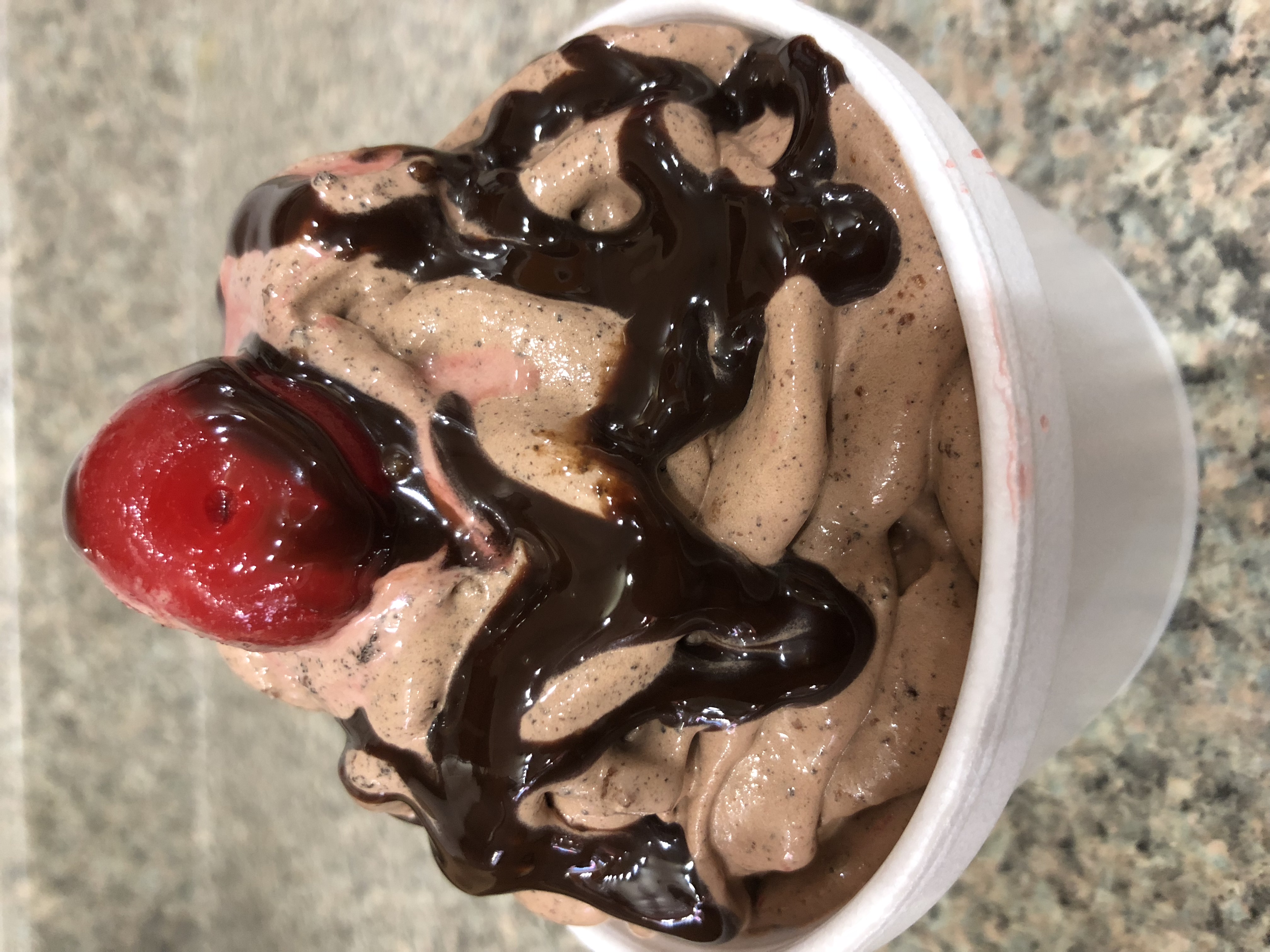 Order Chocolate Frozen Yogurt food online from Andalus Pizza & Cafe store, Brighton on bringmethat.com