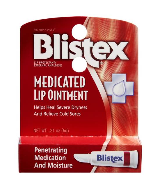 Order Blistex Medicated Lip Ointment (0.21 oz) food online from Rite Aid store, Monongahela on bringmethat.com