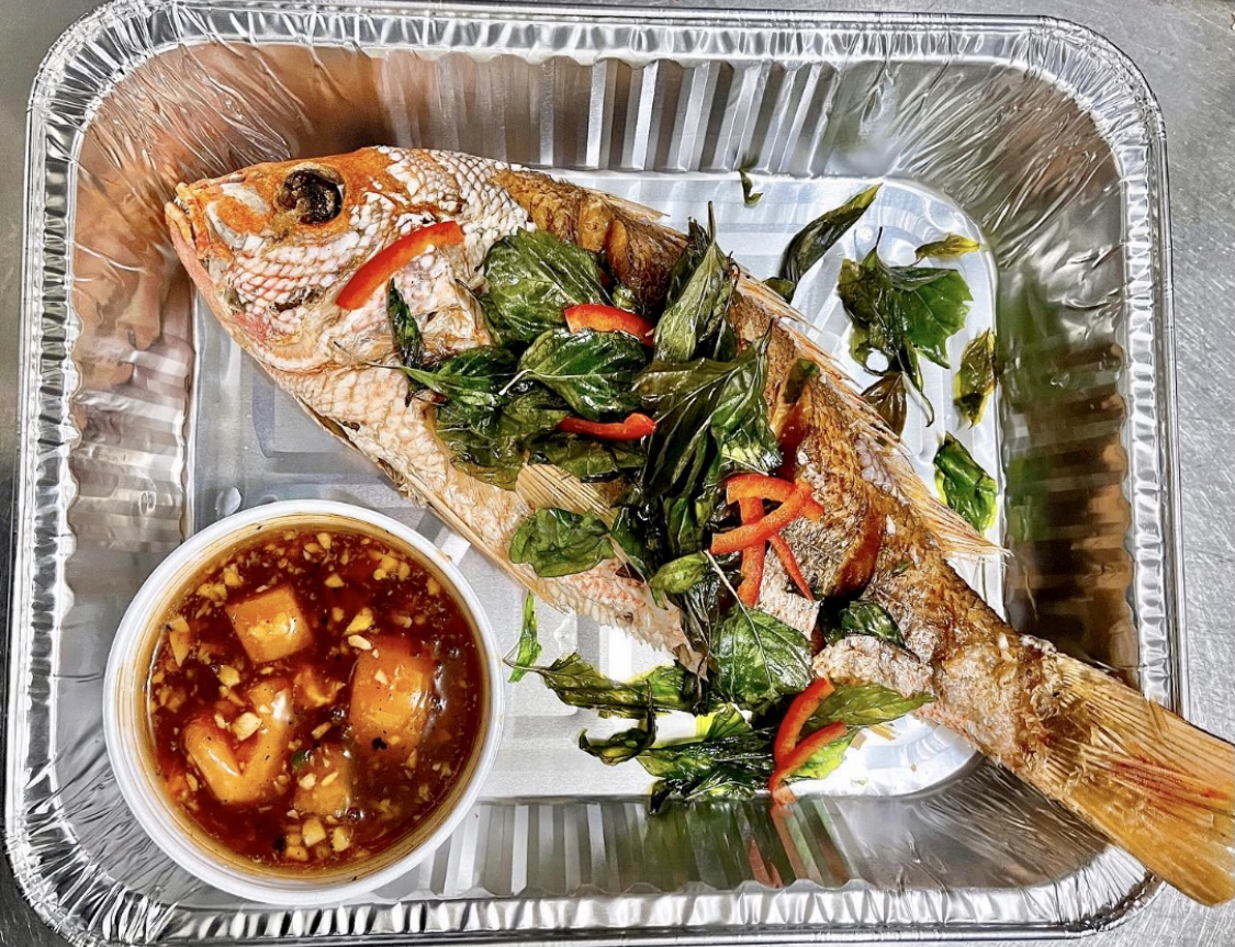 Order Trio Red Snapper food online from Baramee thai store, San Pedro on bringmethat.com