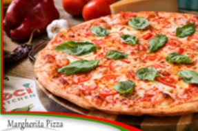 Order The Margherita Pizza Small 10"  food online from Ameci Pizza store, Santa Paula on bringmethat.com