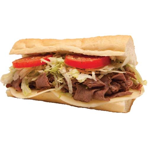 Order 6" Roast Beef food online from Fontanos Subs store, Chicago on bringmethat.com