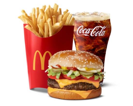 Order Quarter Pounder with Cheese Deluxe Meal food online from Mcdonald's store, BEDFORD HILLS on bringmethat.com