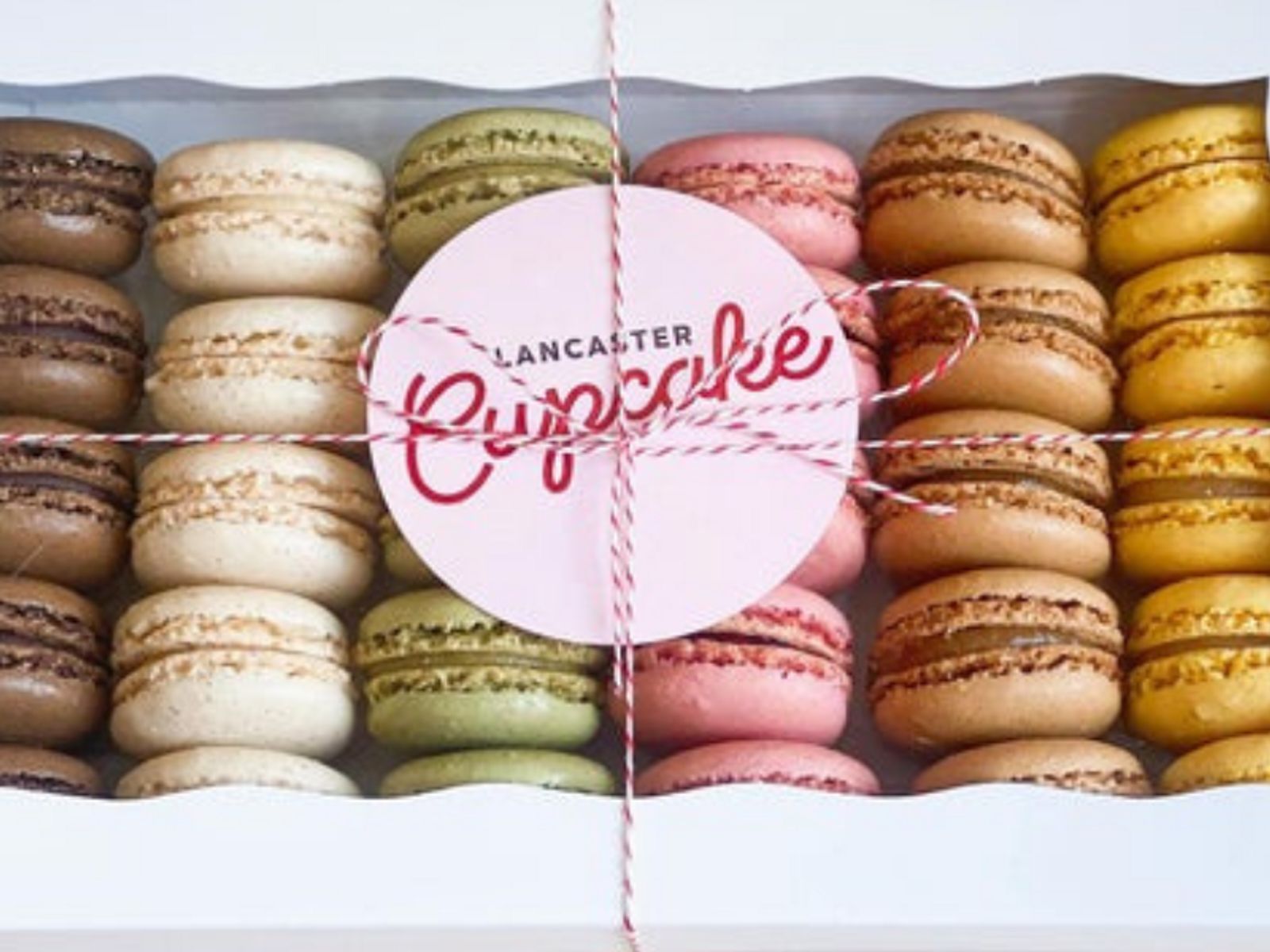 Order Macaron Gift Box (30) food online from Lancaster Cupcake store, Lancaster on bringmethat.com