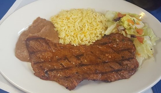 Order Carne Asada food online from El Pulgarcito Restaurant store, Alexandria on bringmethat.com