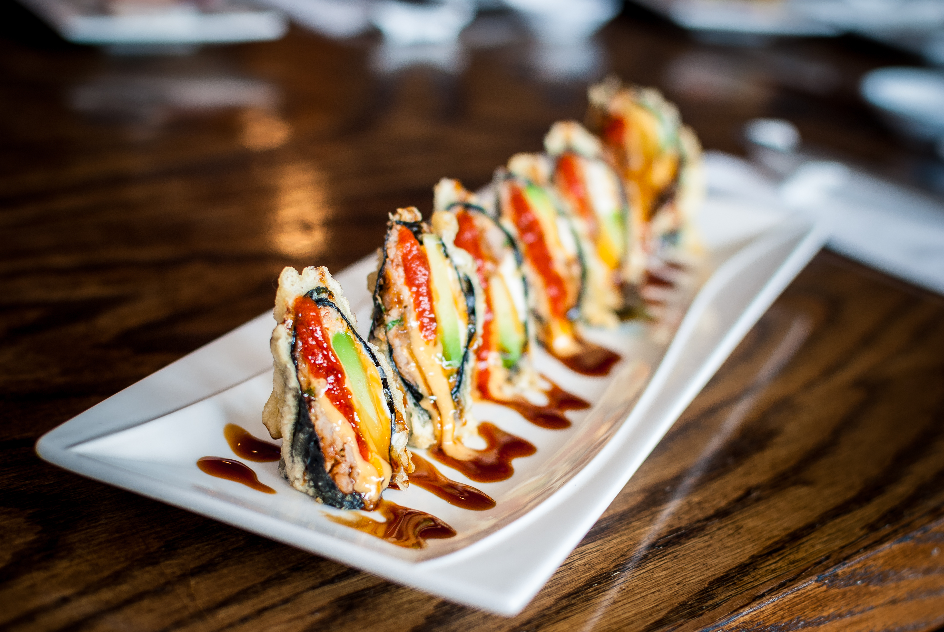 Order Firecracker Roll food online from Blowfish Contemporary Sushi store, Chicago on bringmethat.com