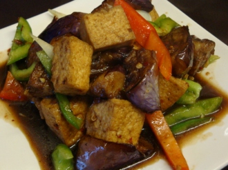 Order 40. Eggplant Basil food online from Nine & Nine Thai Kitchen store, Pasadena on bringmethat.com