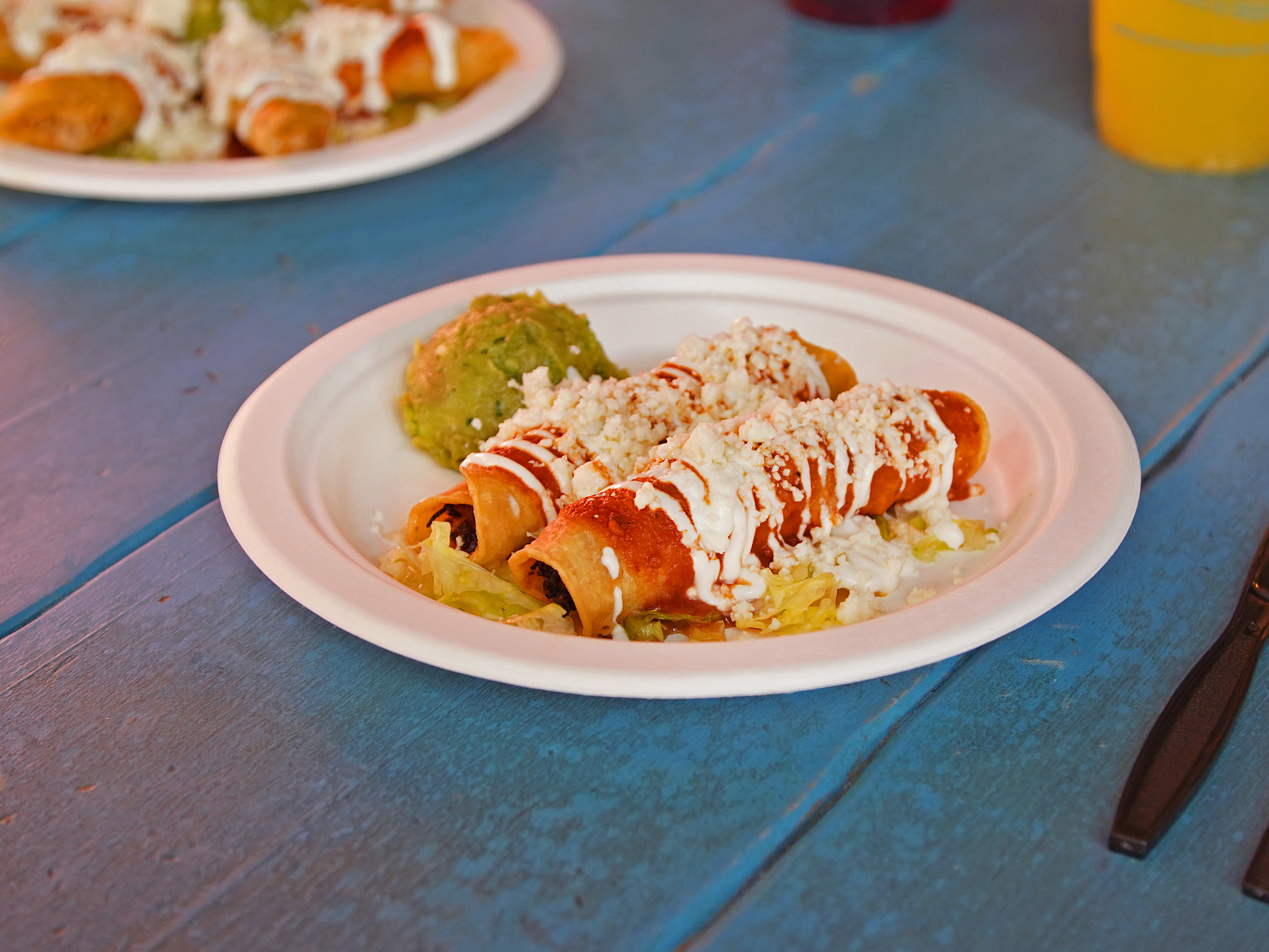 Order Pollo Taquitos food online from Pinches Tacos store, Los Angeles on bringmethat.com