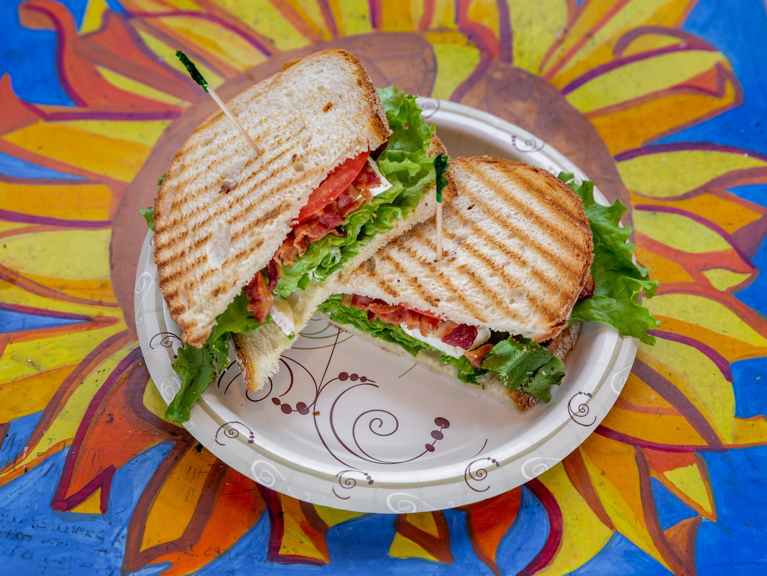 Order Brie Lettuce and Tomato Sandwich food online from Sudbury Coffee Works store, Sudbury on bringmethat.com