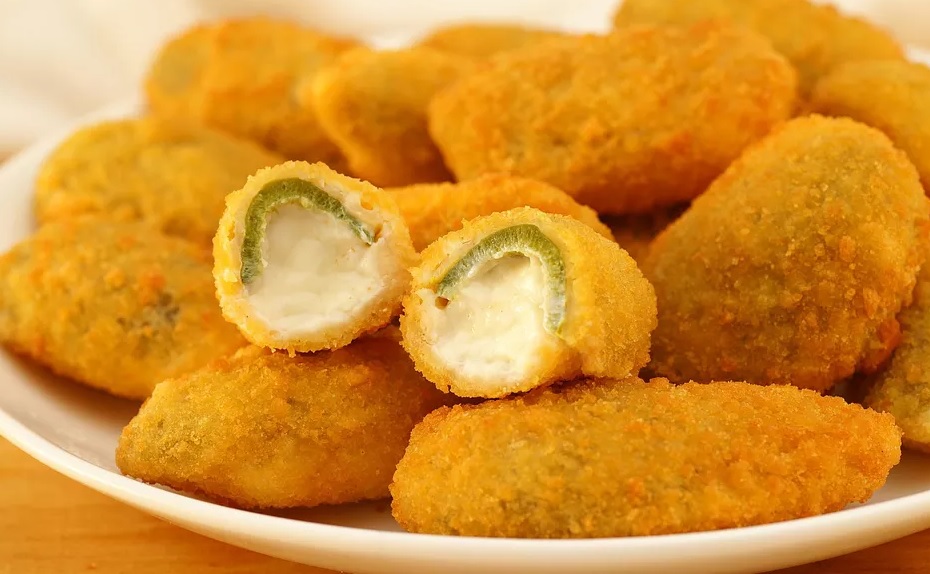 Order Jalapeno and Cheese Poppers food online from Bravo pizza and subs store, Los Angeles on bringmethat.com