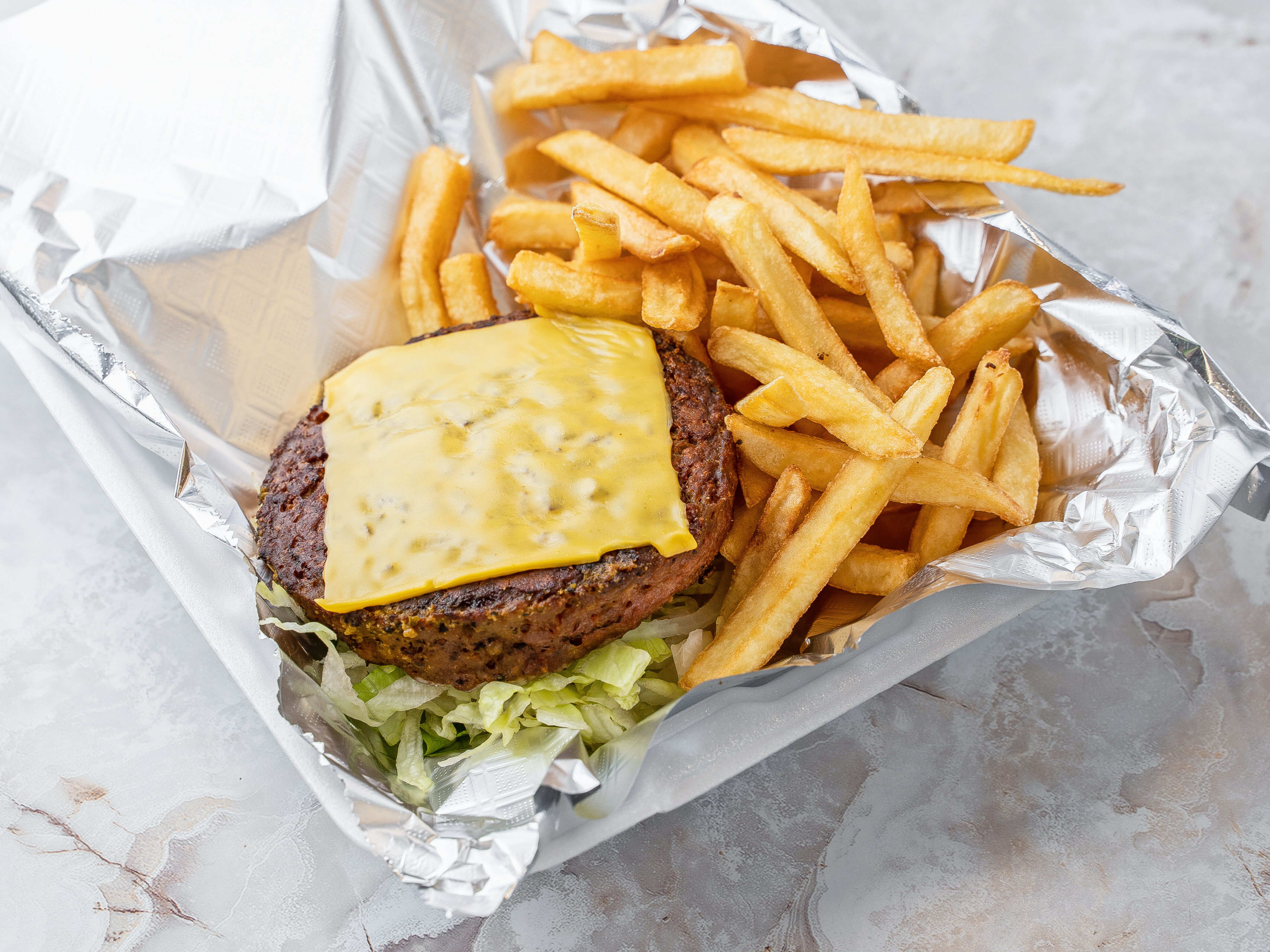 Order Veggie Burger food online from Noda Market & Deli store, Charlotte on bringmethat.com