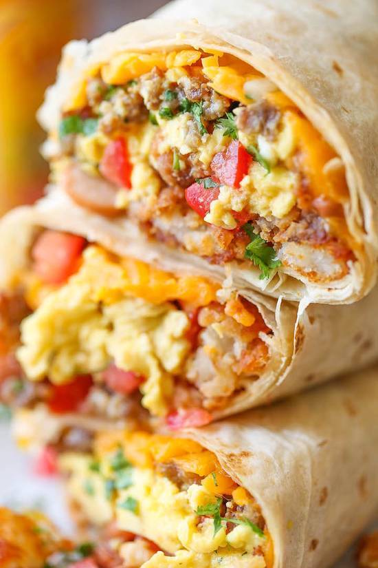 Order Veggies and Eggs Breakfast Burrito food online from Jinky Cafe store, Camarillo on bringmethat.com