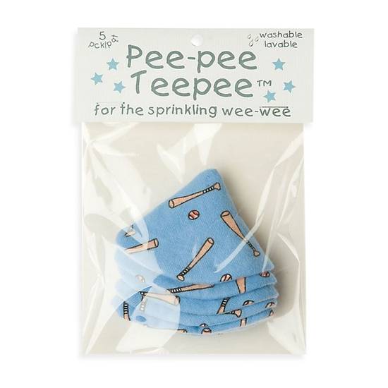 Order beba bean 5-Pack Pee-Pee Teepee™ in Baseball food online from Buybuy Baby store, Mason on bringmethat.com