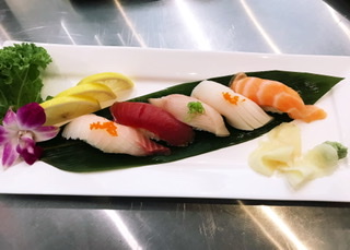 Order Sushi Sampler food online from Oishi Asian Cuisine store, Scotia on bringmethat.com