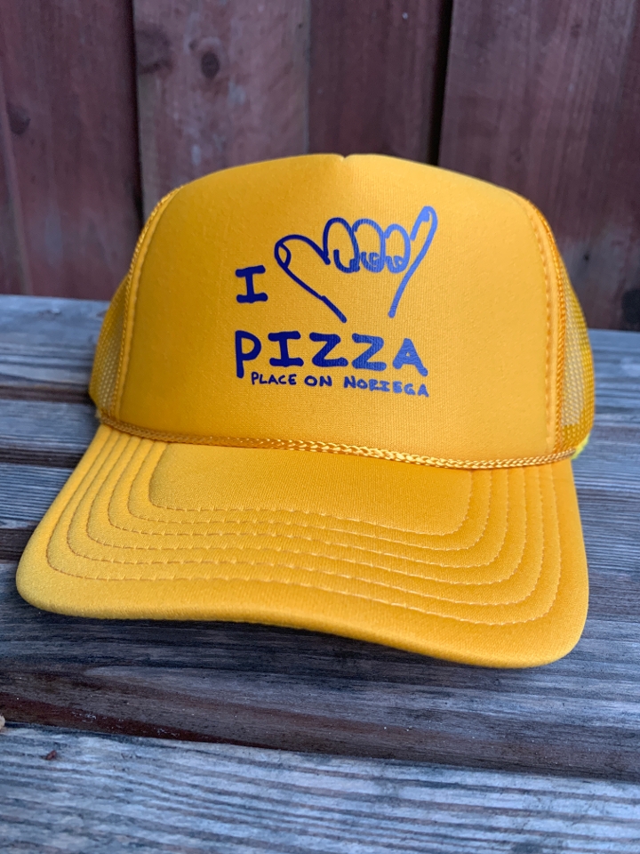 Order Yellow Trucker hat food online from Pizza Place On Noriega store, San Francisco on bringmethat.com
