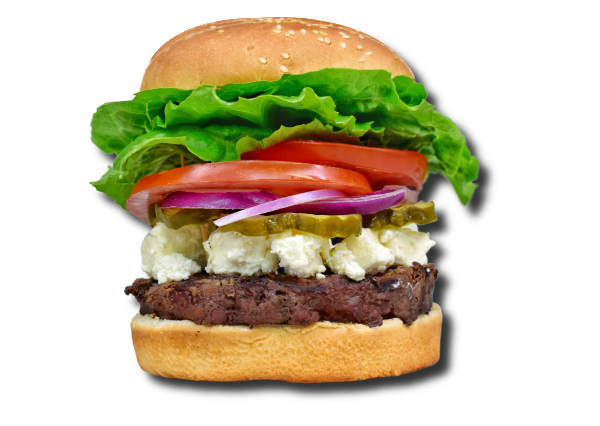 Order Blue Cheeseburger food online from Napoli Pizza store, Las Vegas on bringmethat.com