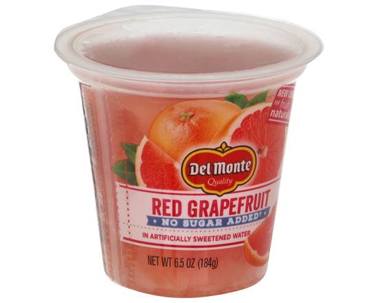 Order Del Monte · No Sugar Added Red Grapefruit in Sweetened Water (6.5 oz) food online from Albertsons store, Helena on bringmethat.com