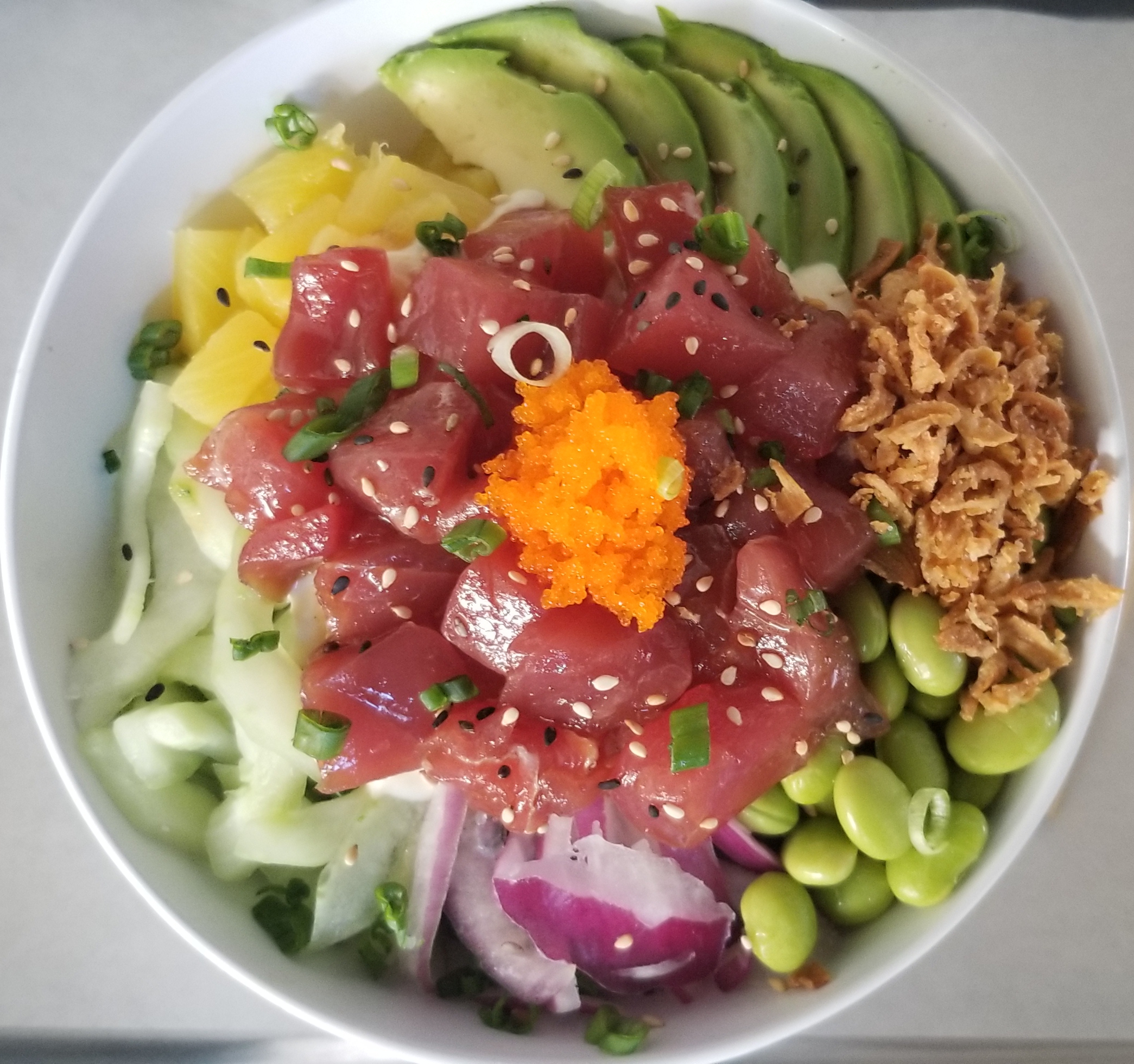 Order H2. Hawaiin Classic Bowl food online from Poke Burrito store, Chicago on bringmethat.com