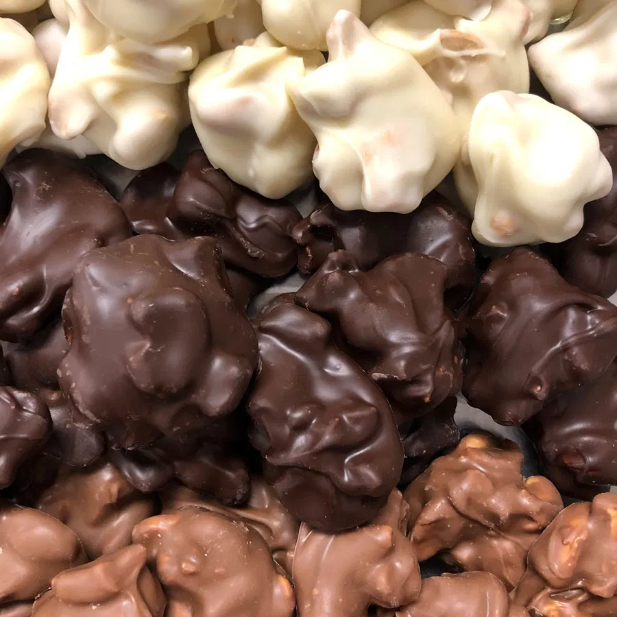 Order Cashew Clusters food online from Sib Sweet Shoppe store, New Stanton on bringmethat.com