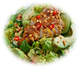 Order California Chicken Salad food online from La Zeez Pita Grill store, Torrance on bringmethat.com