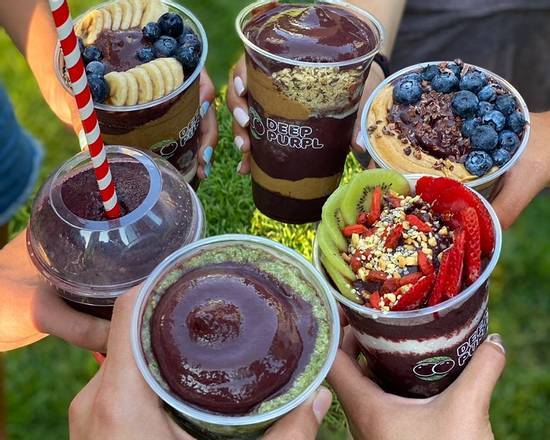 Order 4 Large Acai Bowls  food online from Deep Purpl Hyde Park store, Chicago on bringmethat.com