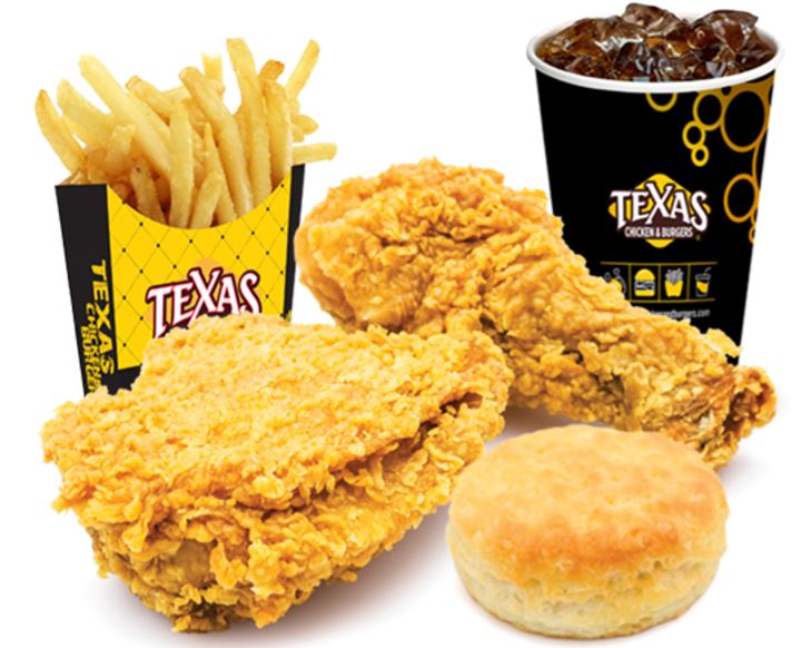 Order Two Piece Chicken Combo food online from Texas Chicken & Burgers store, Bronx on bringmethat.com
