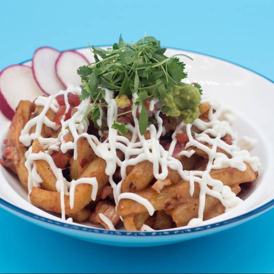 Order Pollo Adobado Fries food online from Fit Tacos Meal Prep & Catering store, San Diego on bringmethat.com