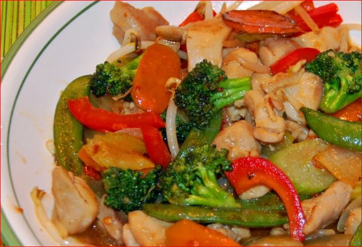 Order 33. Sauteed Mixed Vegetables with Garlic Sauce food online from The Little Kitchen of Westport store, Westport on bringmethat.com