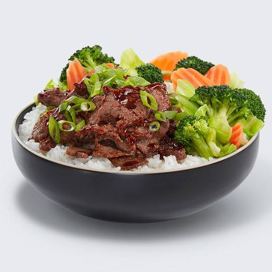 Order Steak Veggie Bowl food online from Waba Grill store, Compton on bringmethat.com