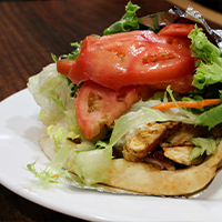 Order Chicken Souvlaki Sandwich food online from Silver Spoon Diner store, Queens on bringmethat.com