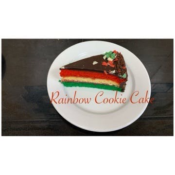 Order Rainbow Cake - Dessert food online from Dominick's Pizza and Pasta store, Lindenhurst on bringmethat.com