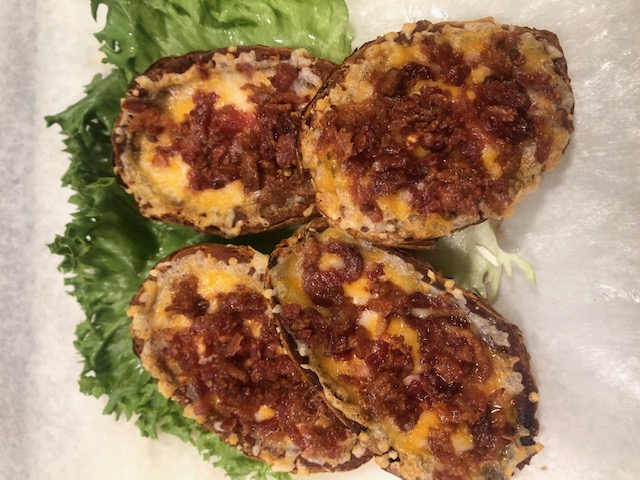 Order Potato Skins food online from House Of Burrito Chicken & Pizza store, Waldwick on bringmethat.com