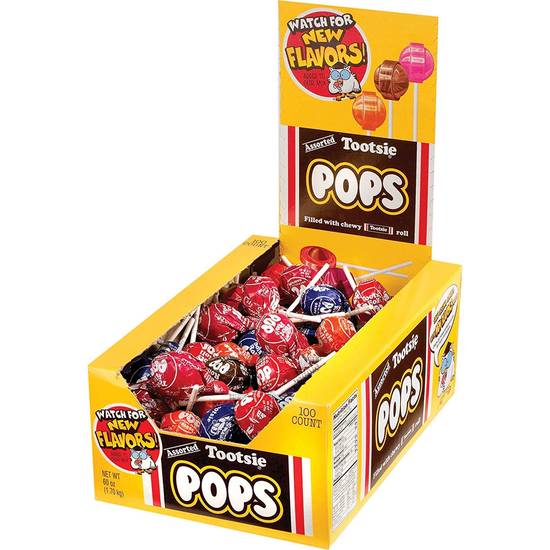 Order Tootsie Roll Assorted Pops food online from Fastbreak Convenience Store store, Jackson County on bringmethat.com