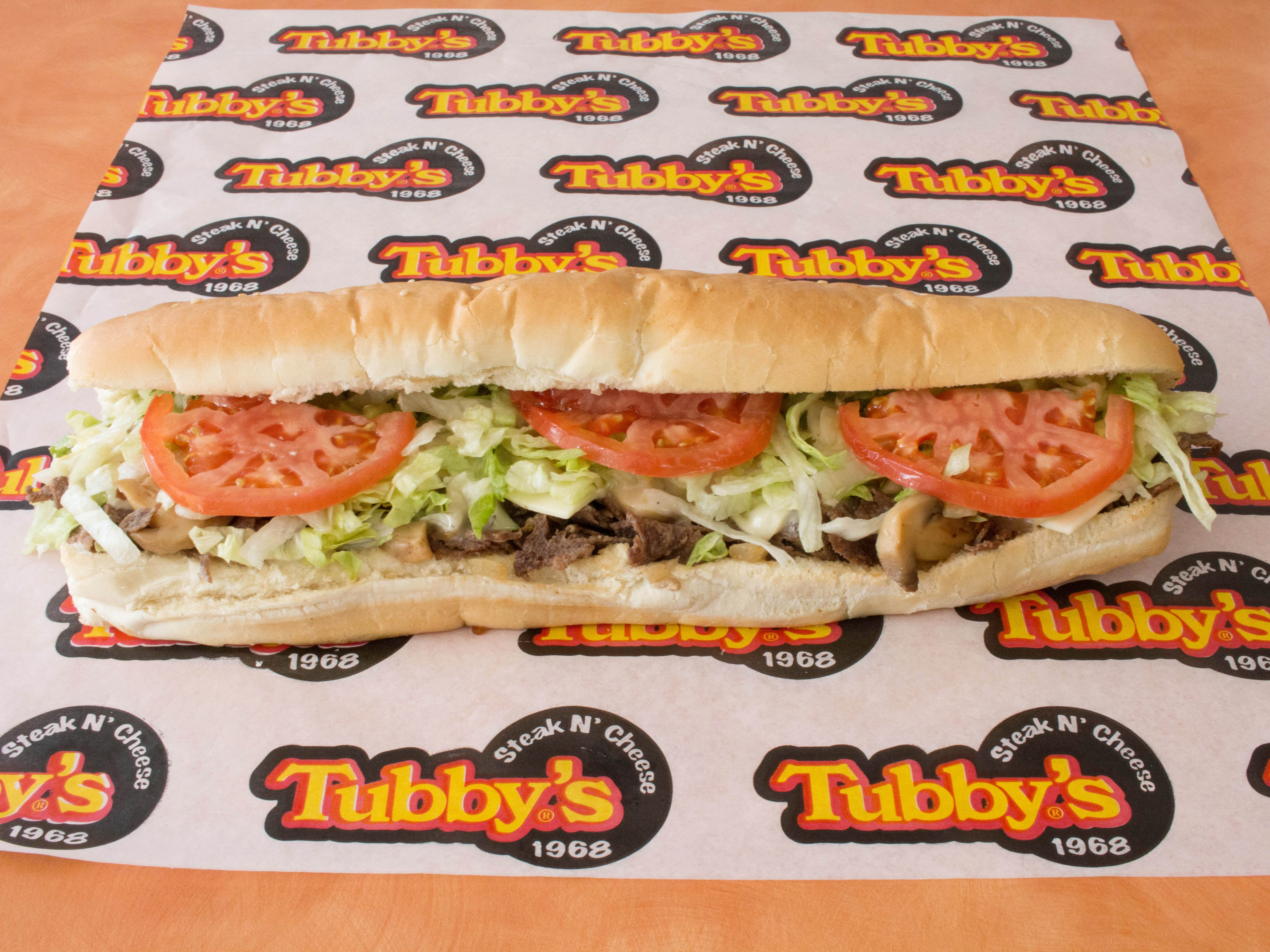 Order Mushroom, Steak and Cheese Sub food online from Tubby's Grilled Submarines store, Beverly Hills on bringmethat.com