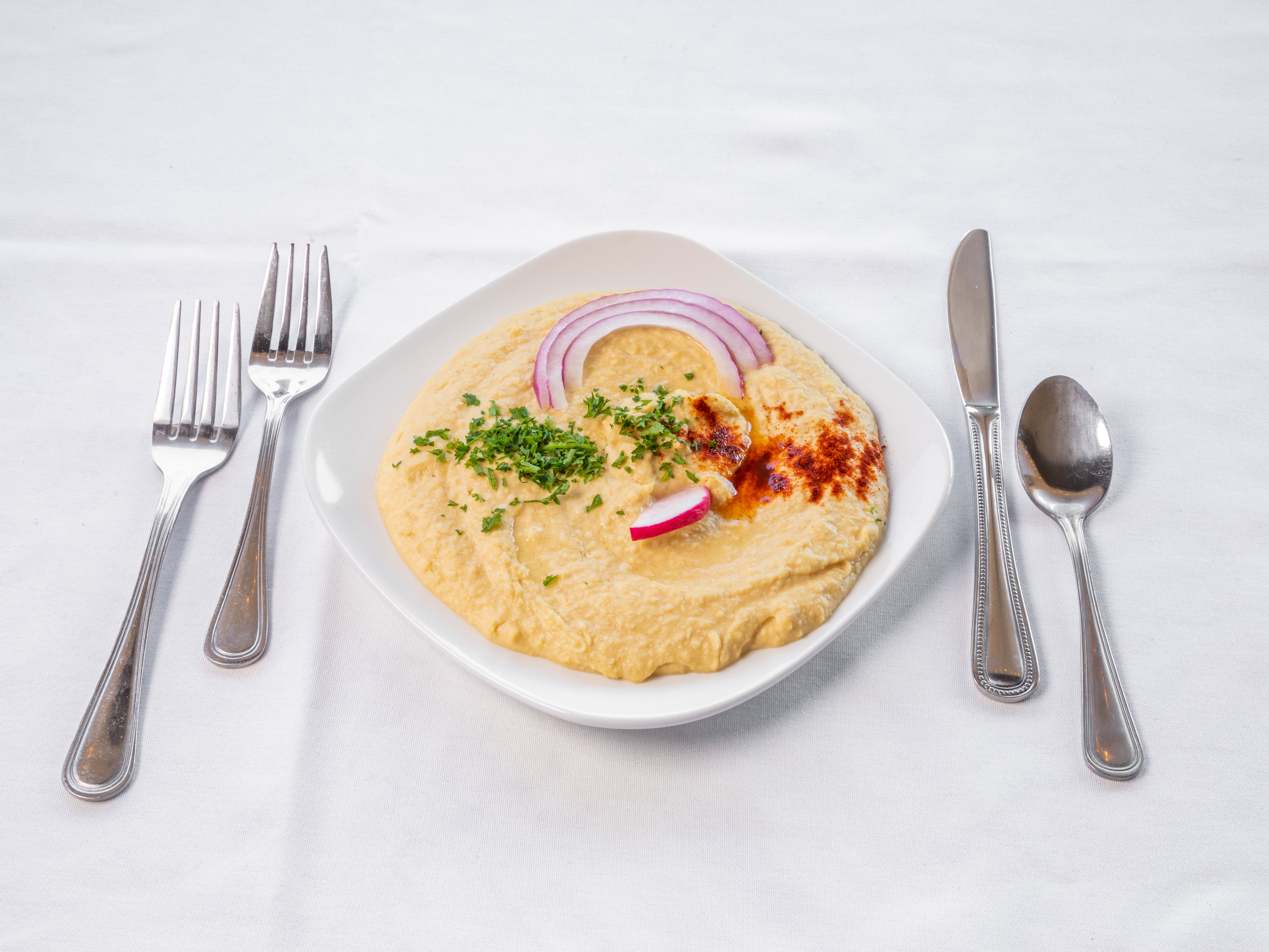 Order Famous Hummus food online from Famous Steakhouse store, Tulsa on bringmethat.com