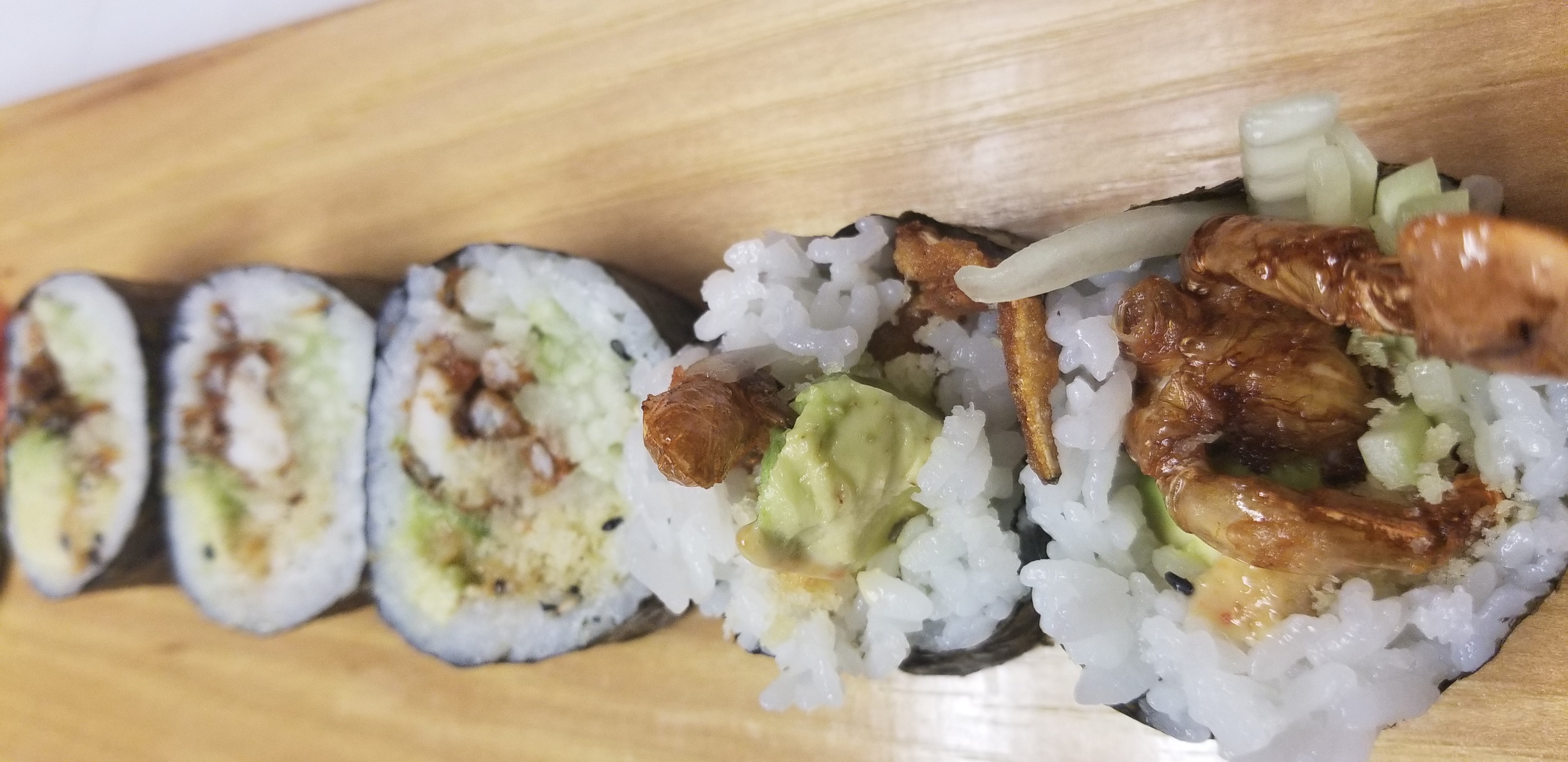 Order Soft Shell Crab Roll food online from Agami Contemporary Sushi store, Chicago on bringmethat.com