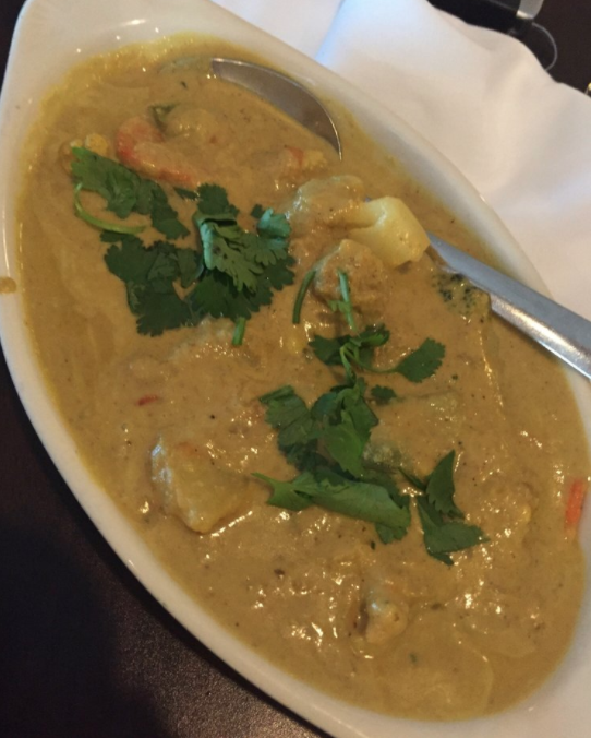 Order Veg Korma food online from The Curry House store, Humble on bringmethat.com