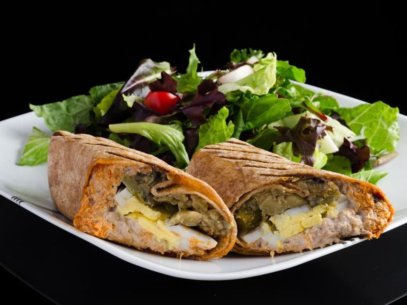 Order Sabich food online from cafe muscat store, Fresh Meadows on bringmethat.com